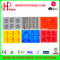 Food Grade Silicone Ice Cube Tray\chocolate mold, Available in Various Colors and Designs